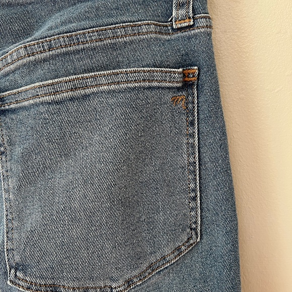 Madewell 10” High-Rise Skinny Jeans in Ainsworth Wash: Raw-Hem Edition - Picture 8 of 12